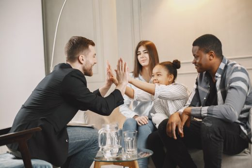 Child psych with family